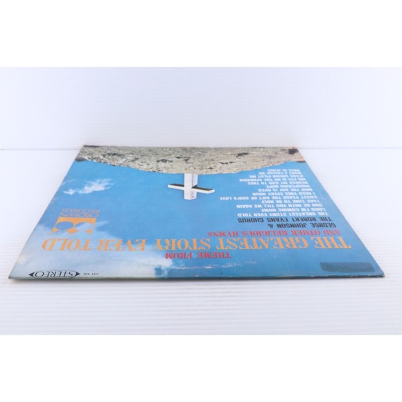 George Johnson & Robert Evans Chorus, Greatest Story Ever Told Hymns LP Record - Picture 6 of 16